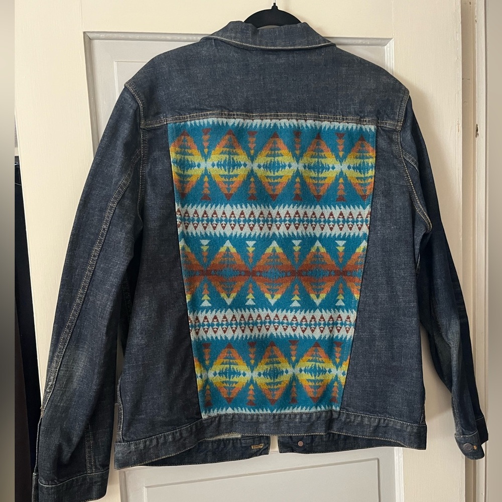 Men’s Pendleton Dead Stock Wool trimmed - Denim jacket